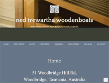 Tablet Screenshot of nedtrewarthawoodenboats.com.au